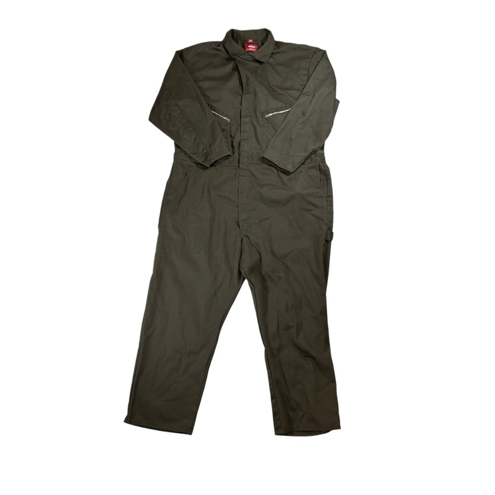 Vintage Dickies‎ Coveralls 50M Short Workwear Jumpsuit USA Made Zip Up